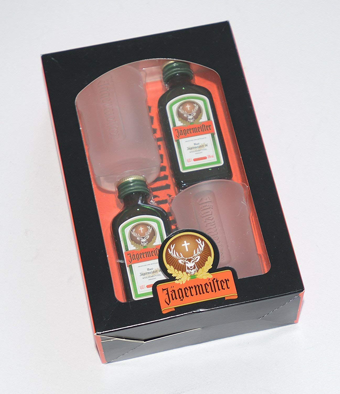 Jagermeister Gift Set With 2 Shots 750 ml Herbal