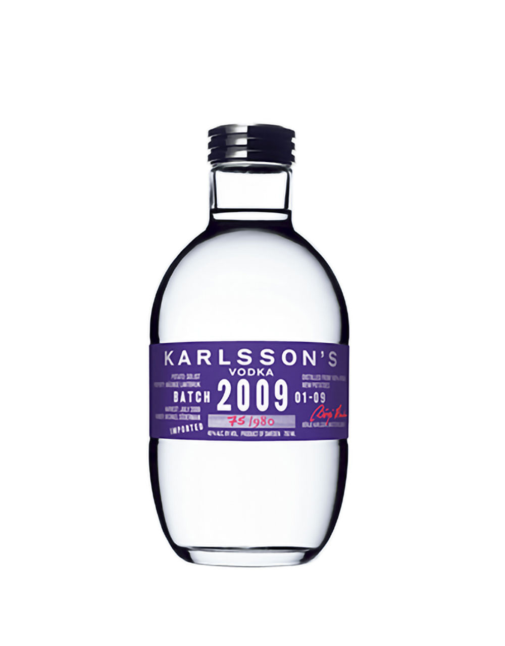 Karlsson's Batch 2009 Vintage Vodka