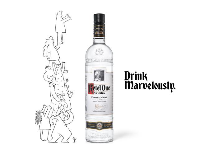 Ketel One Vodka Family Made 11 Generations 1.75 L Vodka