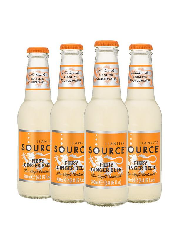 Llanllyr Source Fiery Ginger Beer 4x200 Ginger Beer