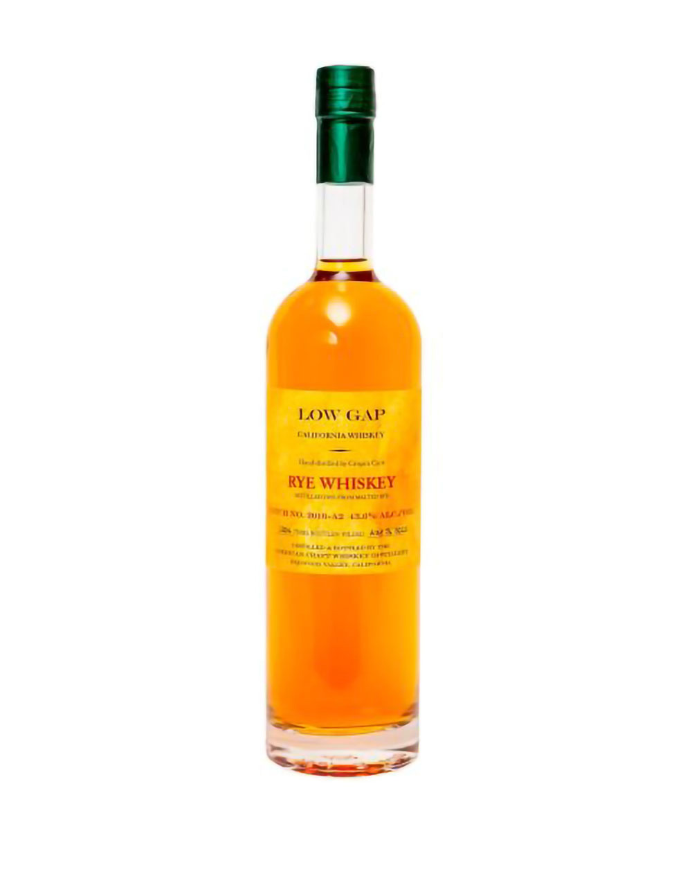 Low Gap Rye Whiskey