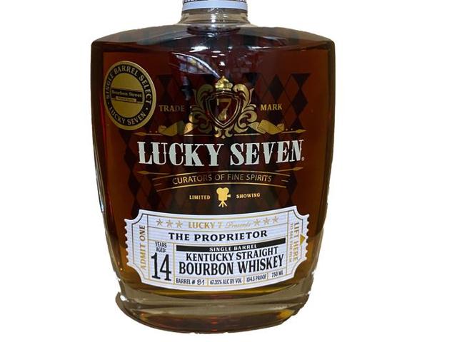 Lucky Seven The Proprietor Single Barrel Kentucky Straight Bourbon (Barrel 34) Proof 135.5 14 year 750 ml