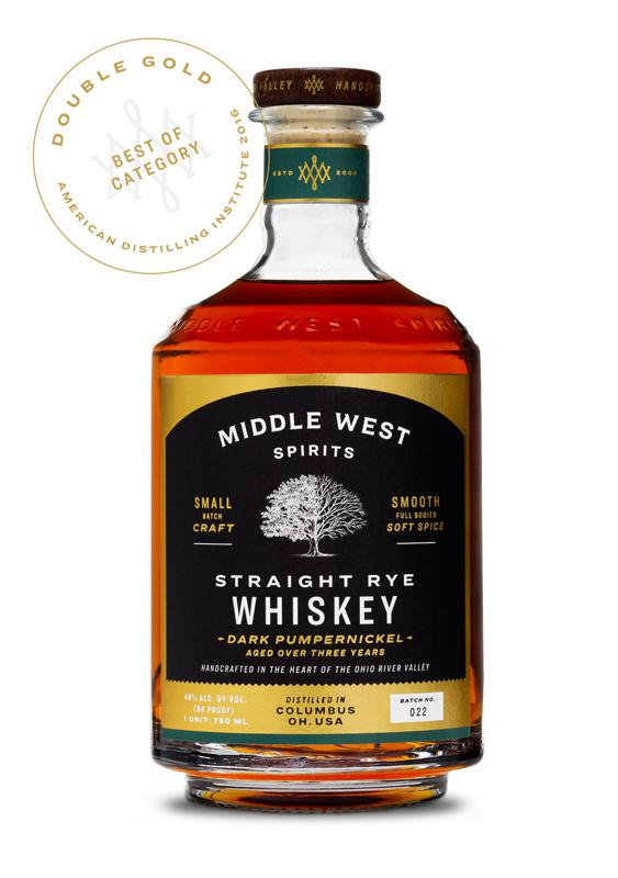 Middle West Spirits Straight Rye Dark Pumpernickel Small Batch Craft (Batch # 027) 750 ml Whisky