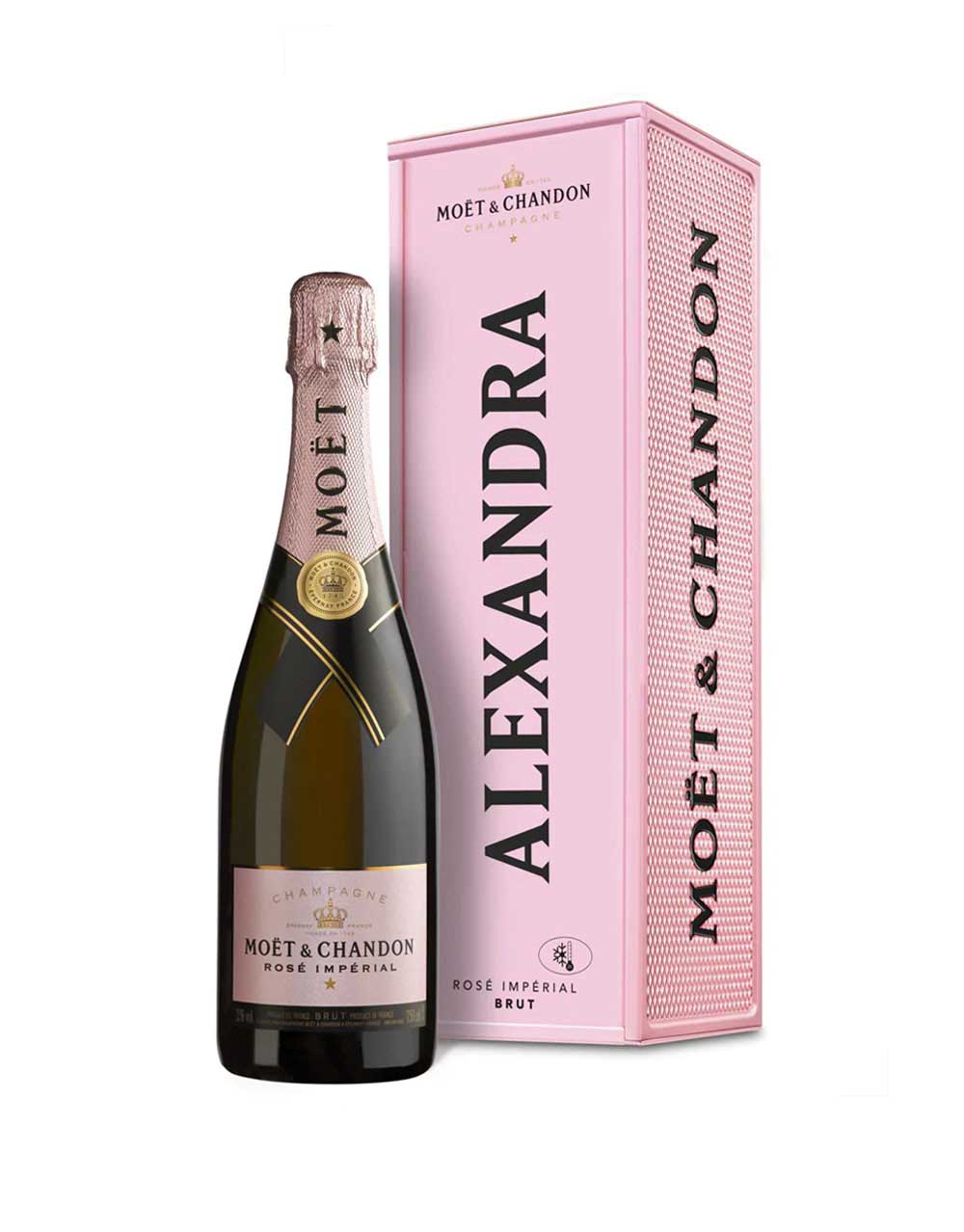 Moet & Chandon Rose Imperial Brut passionate Metal Box Champagne