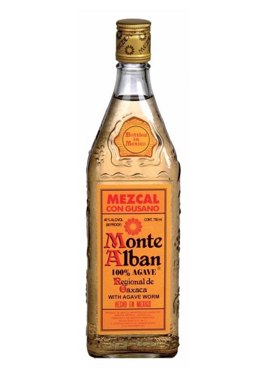 Monte Alban Mezcal Con Gusano 80 Proof 750 ml Mezcal