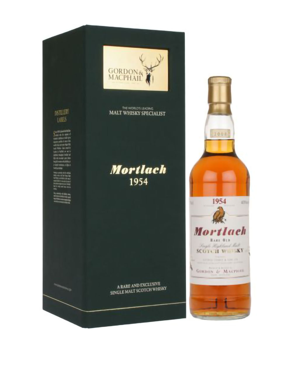 Mortlach 1954 Rare Vintage 58 Year Old Single Malt Scotch Whisky
