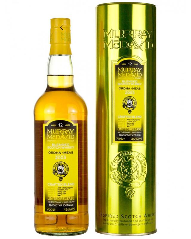 MURRAY MCDAVID CRAFTED BLEND Ordha Meas 13 year 750 Whisky