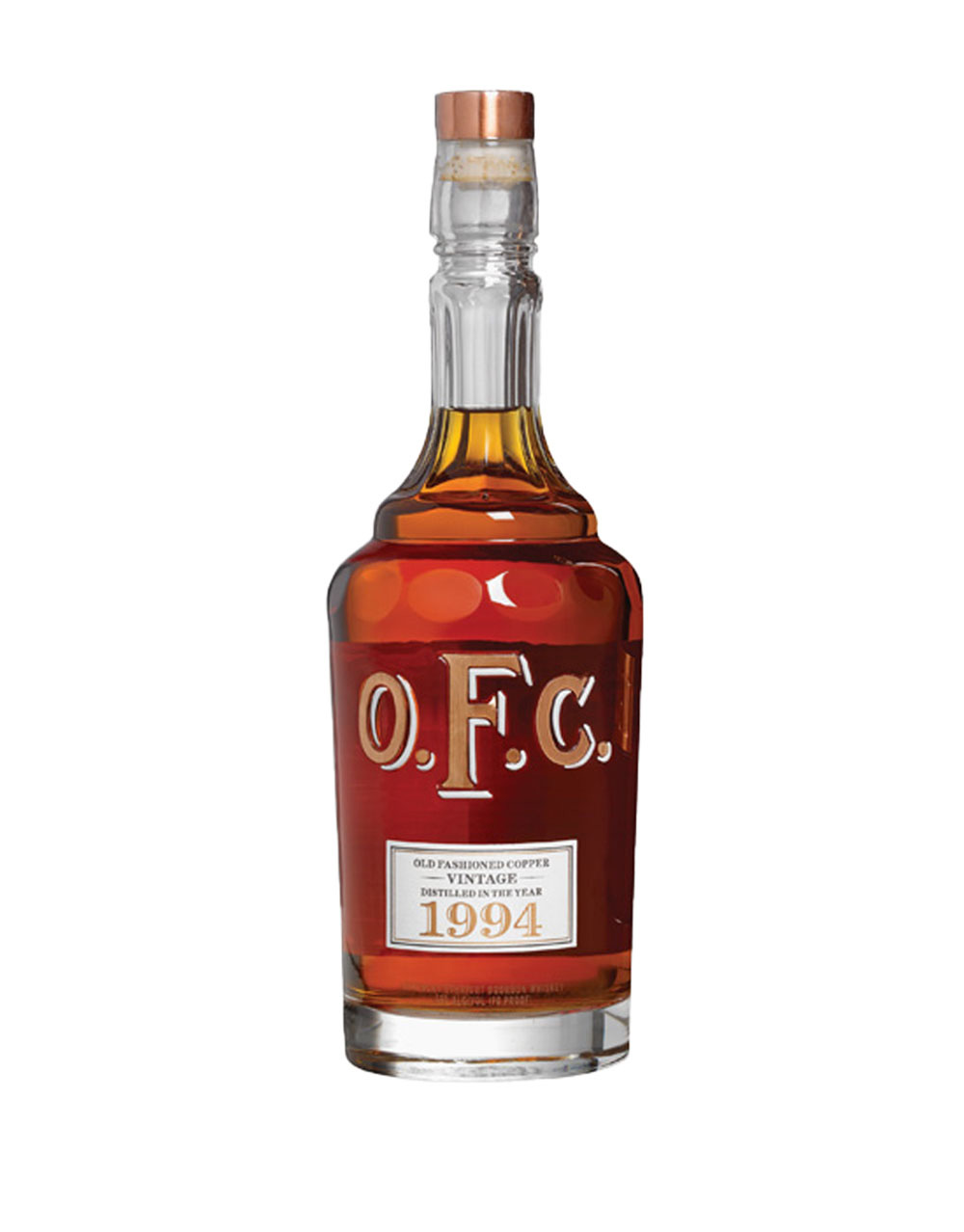 O.F.C. Old Fashioned Copper 1994 Buffalo Trace Distillery 90 proof Kentucky Straight Whiskey