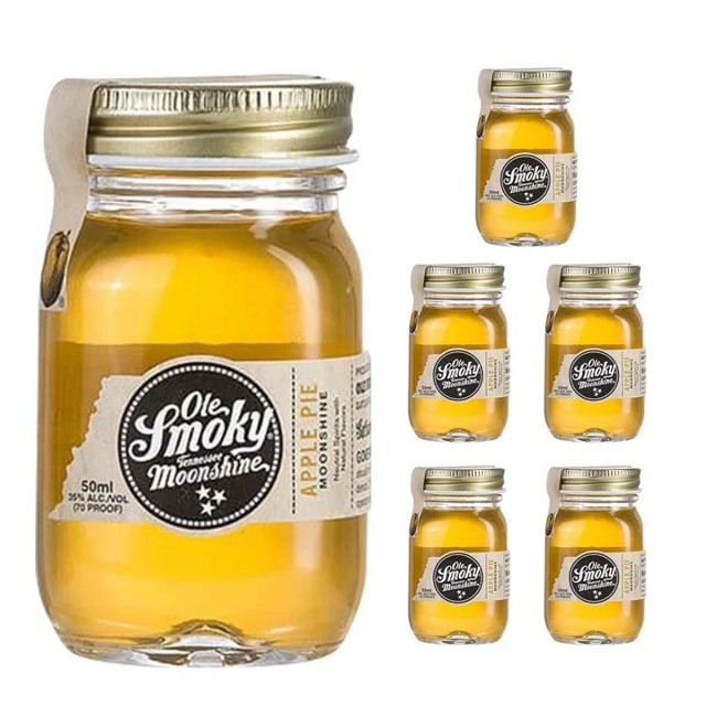 Ole Smoky Apple Pie Moonshine Minis (6) 50 ml (6pack) Whisky