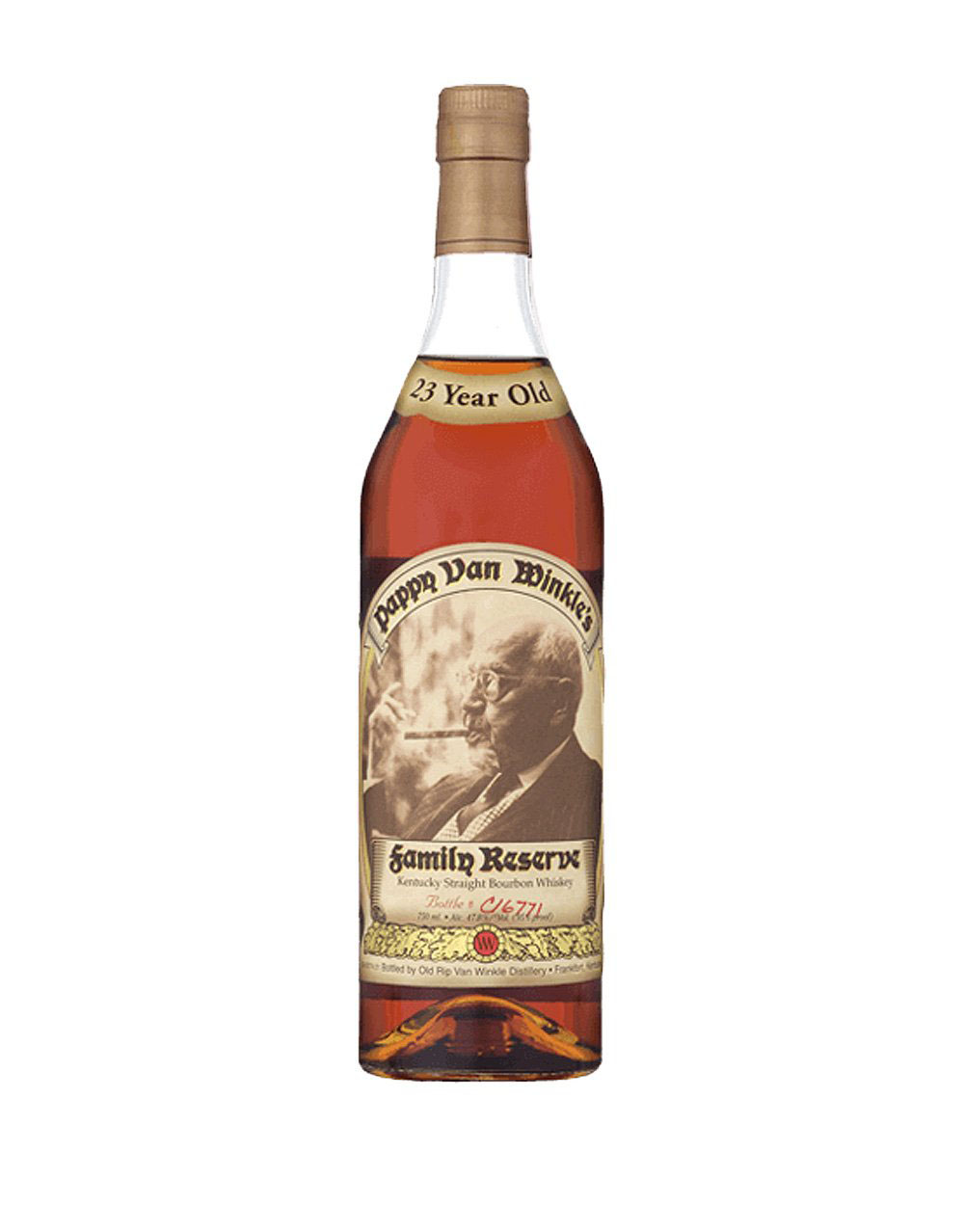 Pappy Van Winkle's Family Reserve 23 Year Old Bourbon Whiskey