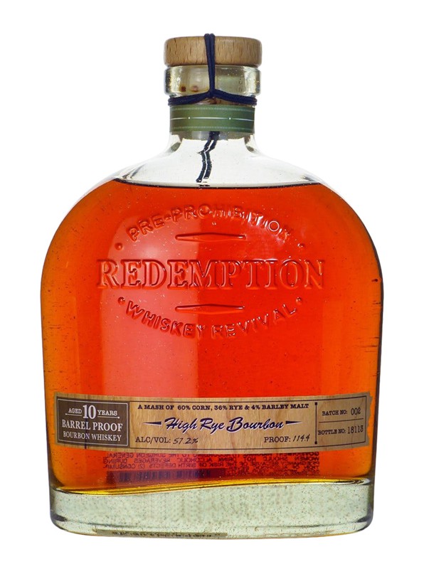 Redemption Bourbon 10 Year High Rye 750 ml Whisky