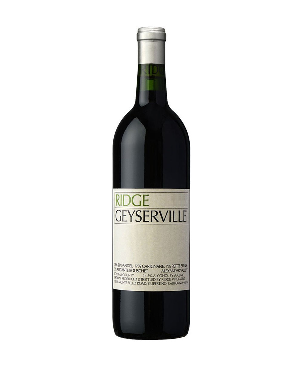 Ridge Vineyards Geyserville Sonoma County Red wine