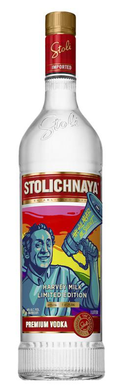 Stolichnaya Harvey Milk ltd edition 750 ml Vodka