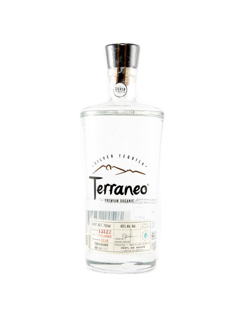 Terraneo Organic Silver Tequila