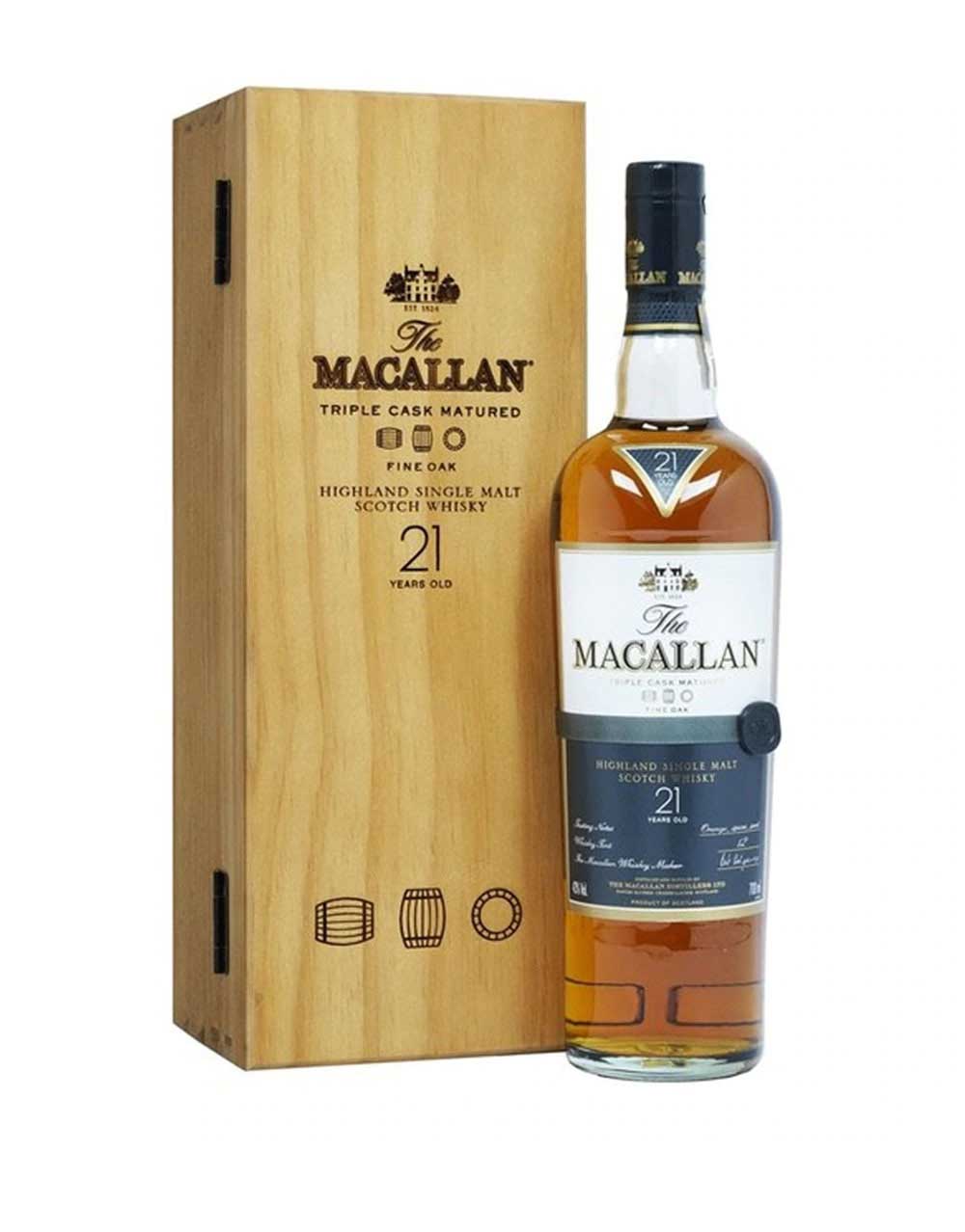 The Macallan 21 Year Triple Cask Matured