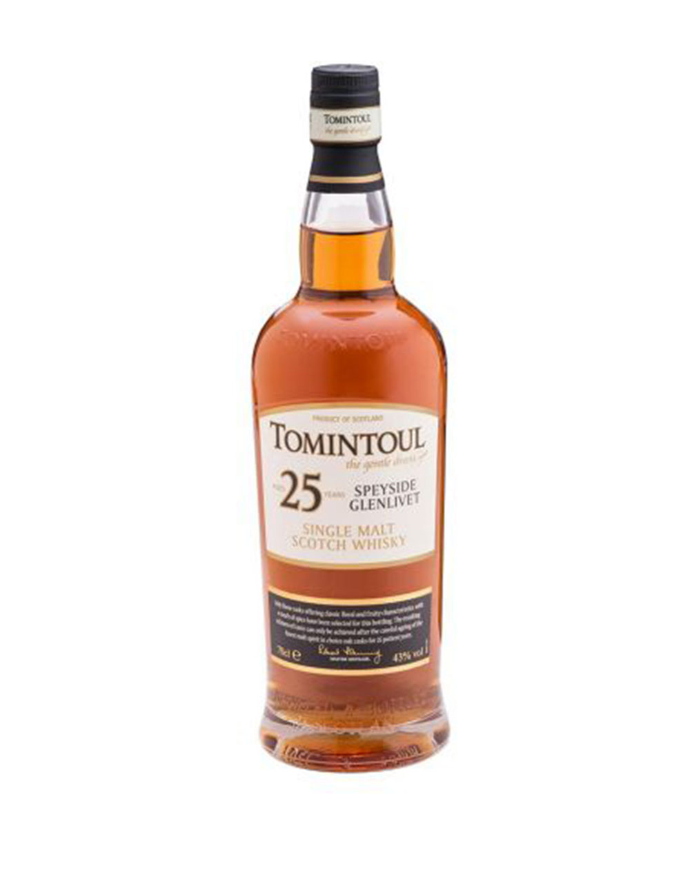 Tomintoul 25 Year Old Single Malt Scotch Whisky