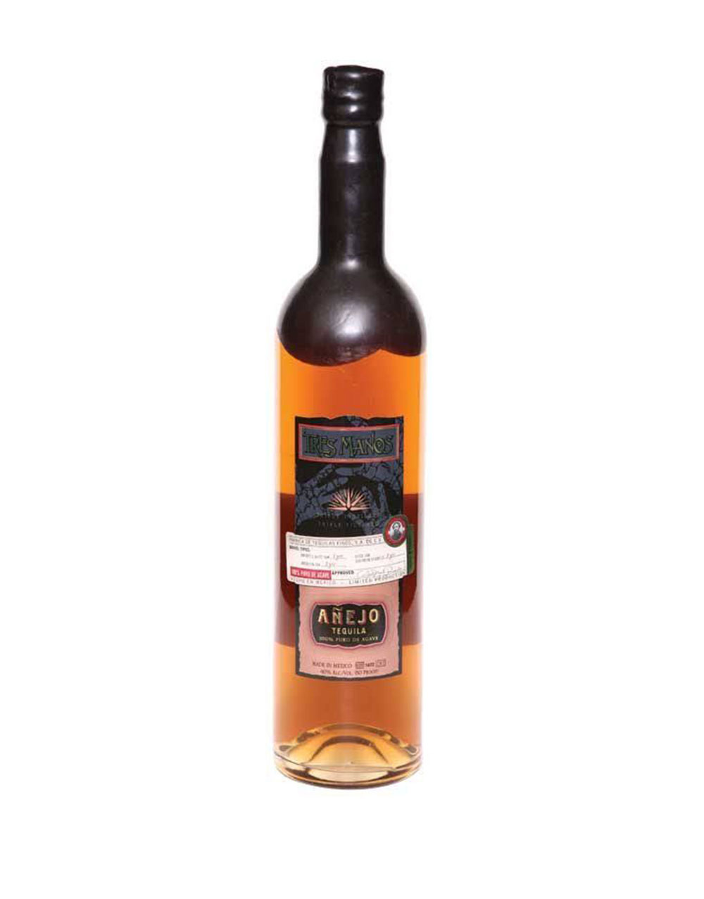 Tres Manos Anejo 3 Year Old Tequila