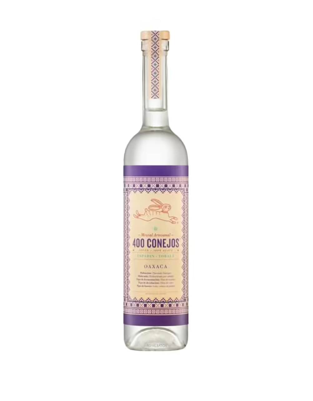 400 Conejos Espadin Tobala Joven Oaxaca Mezcal