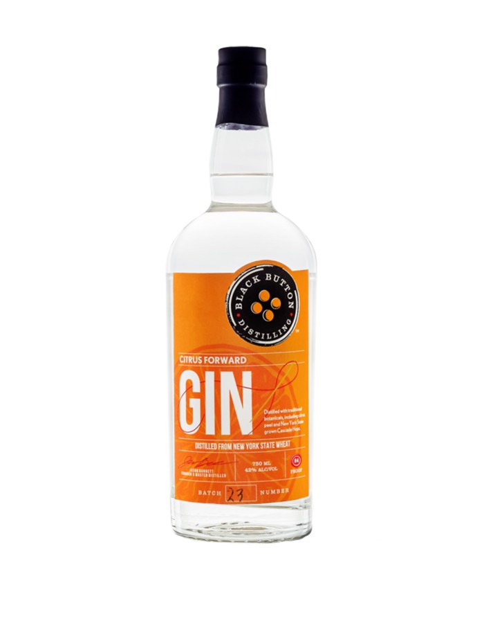 Black Button Citrus Forward Gin