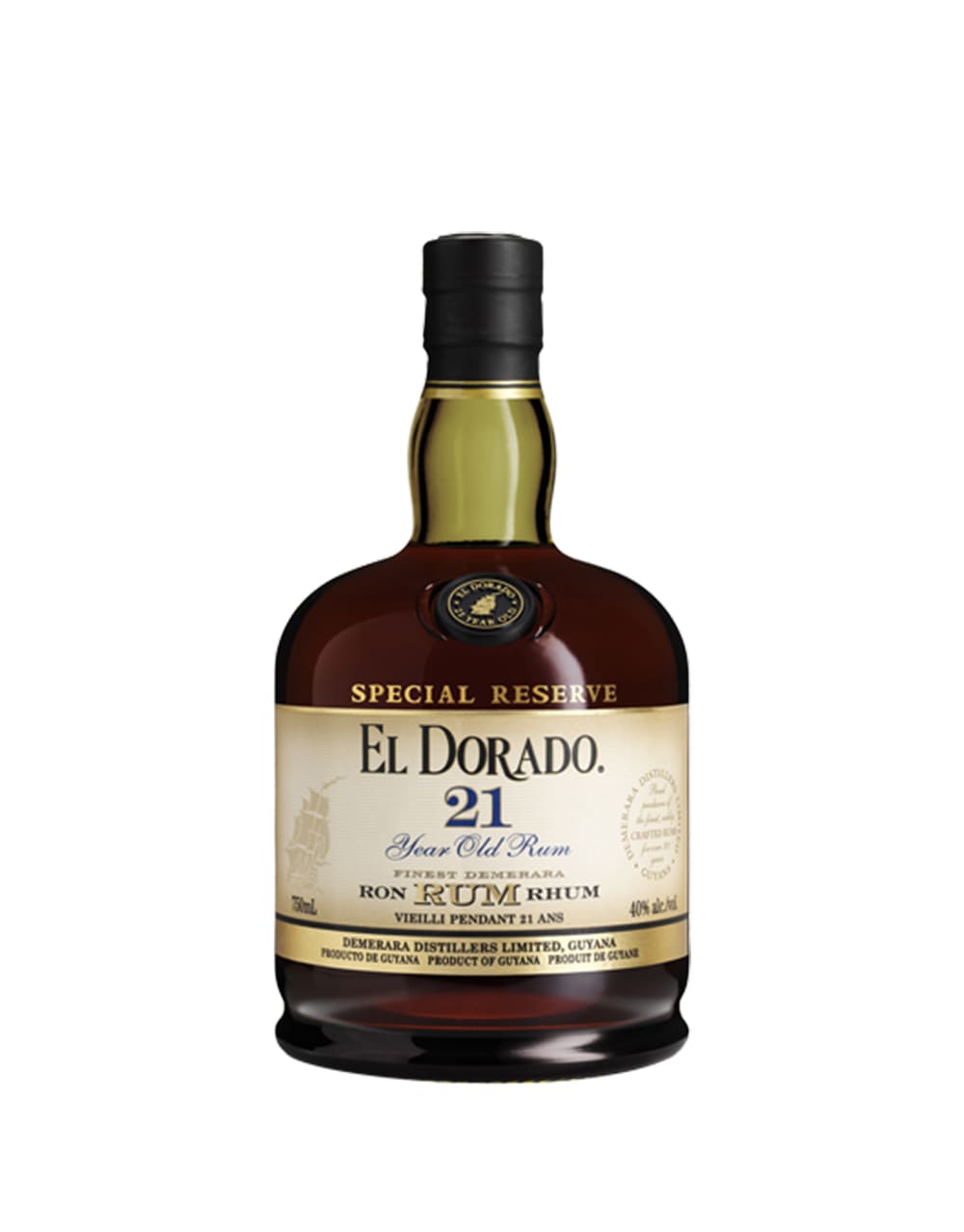 El Dorado Rum 21 Year Old Single Traditional Blended Rum