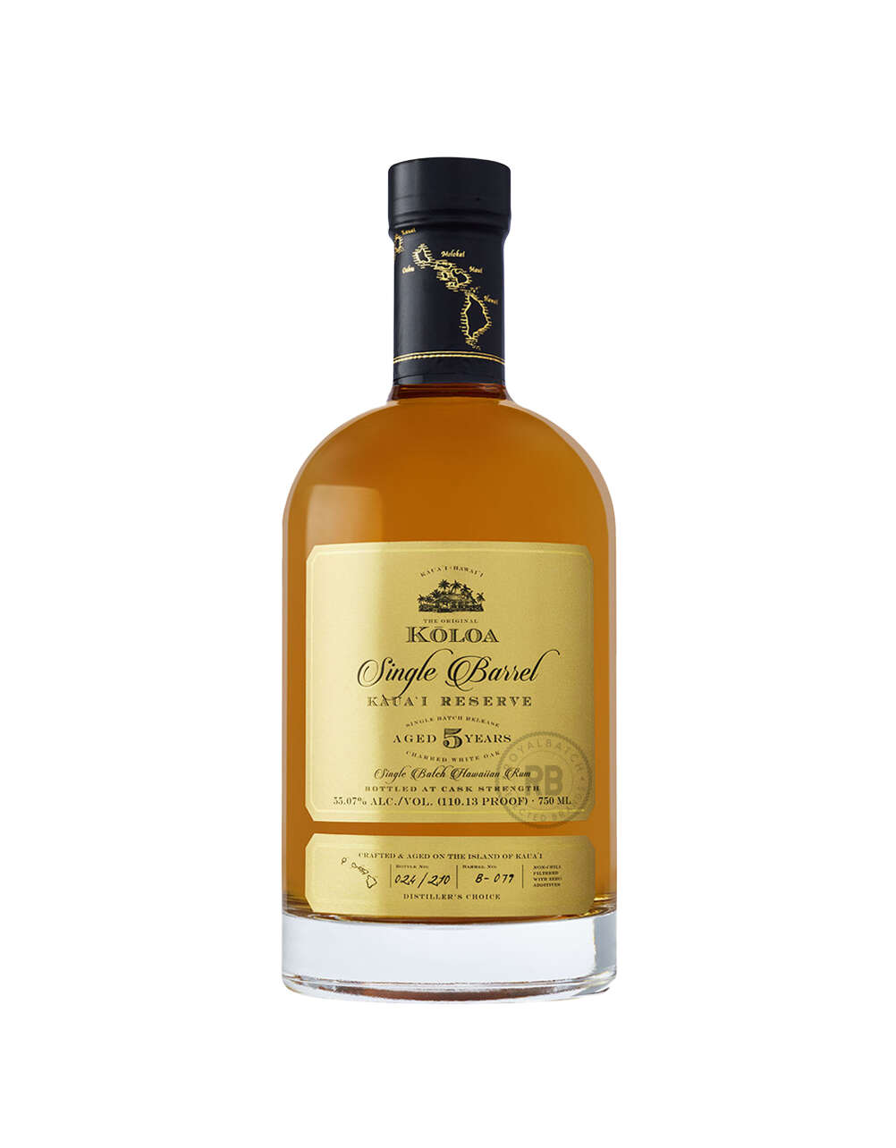 Koloa Kaua&amp;#39;i Reserve 5 Year Hawaiian Rum | Royal Batch
