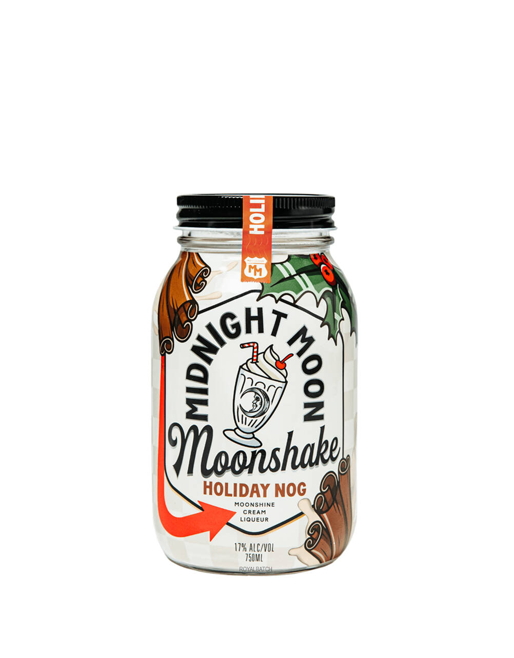 Midnight Moon Moonshake Holiday Nog Liqueur Royal Batch midnight-moon-moonshake-holiday-nog-liqueur-royal-batch