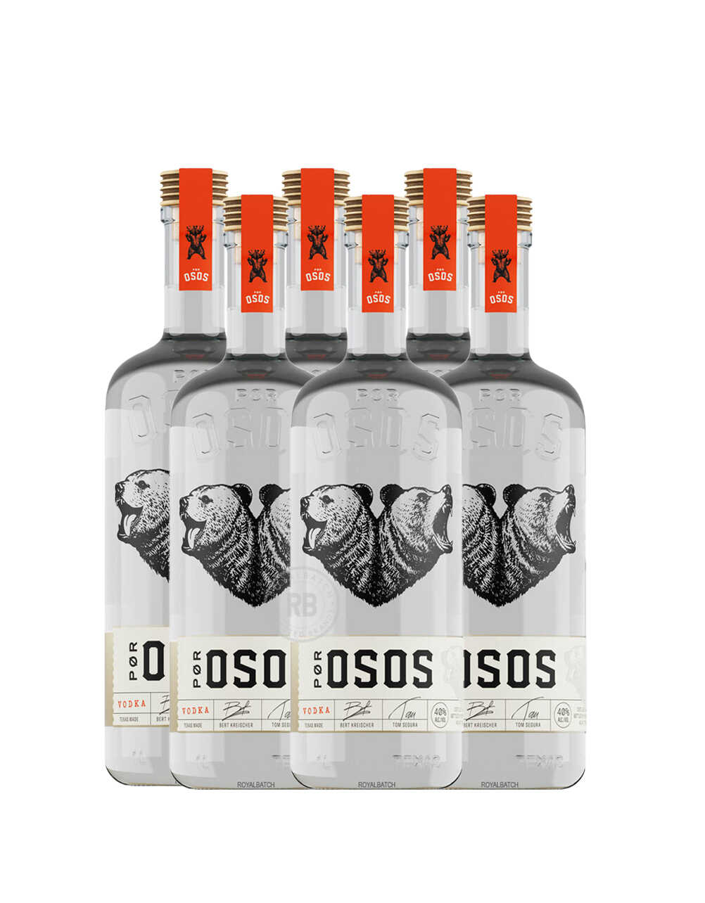 Por Osos Vodka 6 Pack Royal Batch