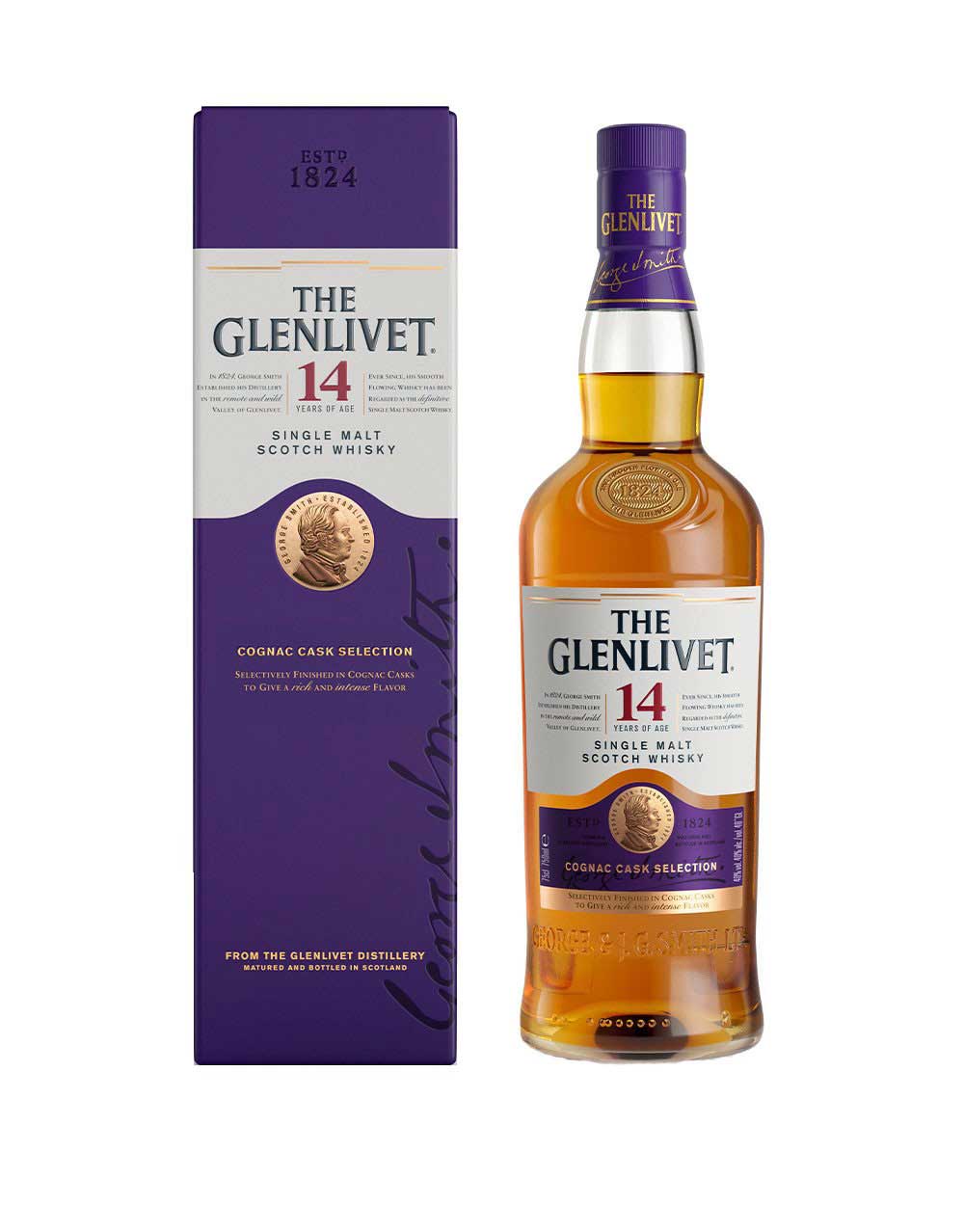 The Glenlivet 14 Year Old Single Malt Scotch Whisky